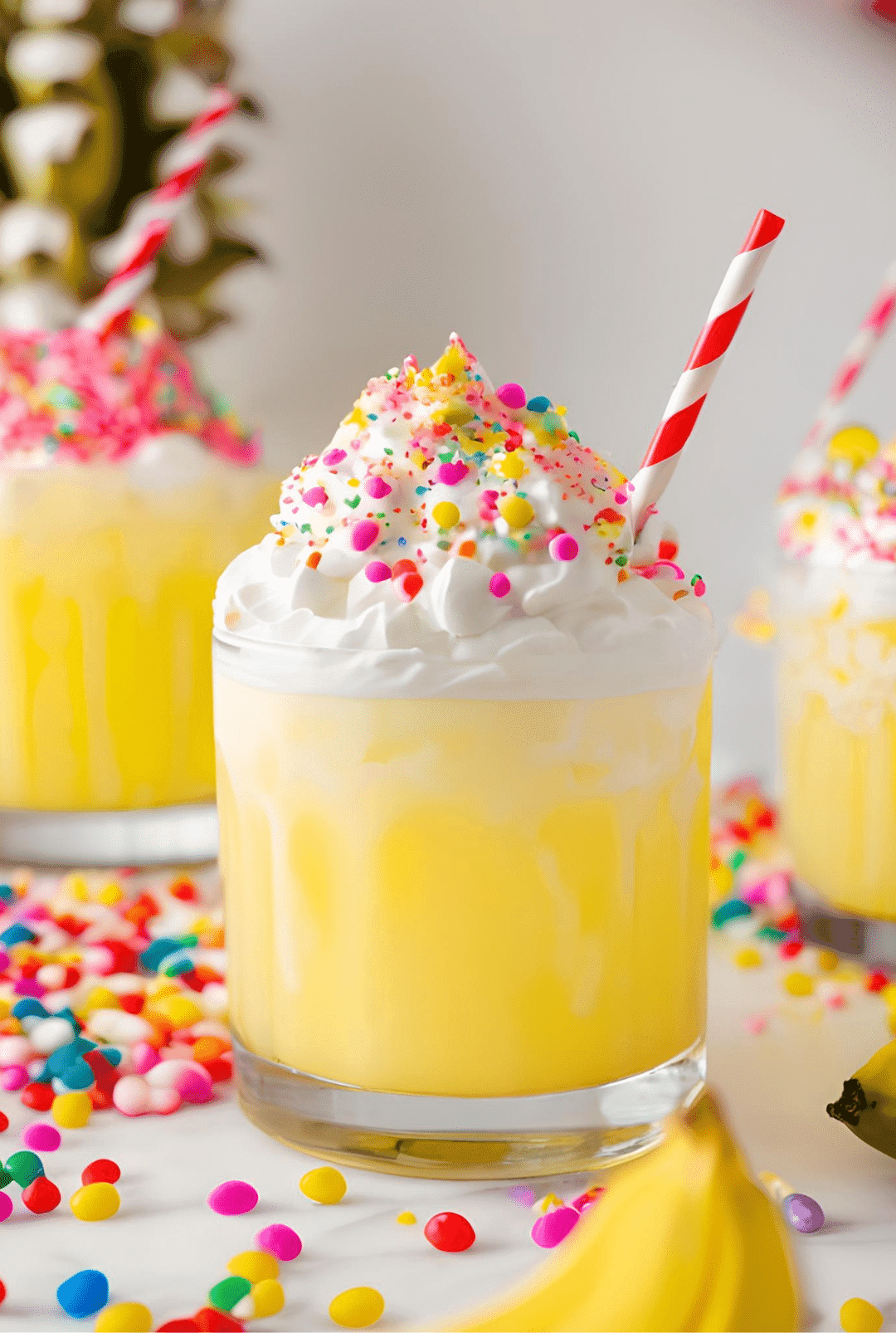 Banana Split Milkshake Banana Split Milkshake Drink