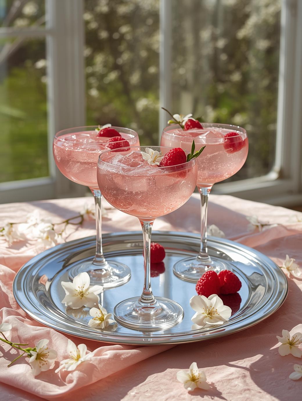 french kiss drink recept med bubbel och hallon