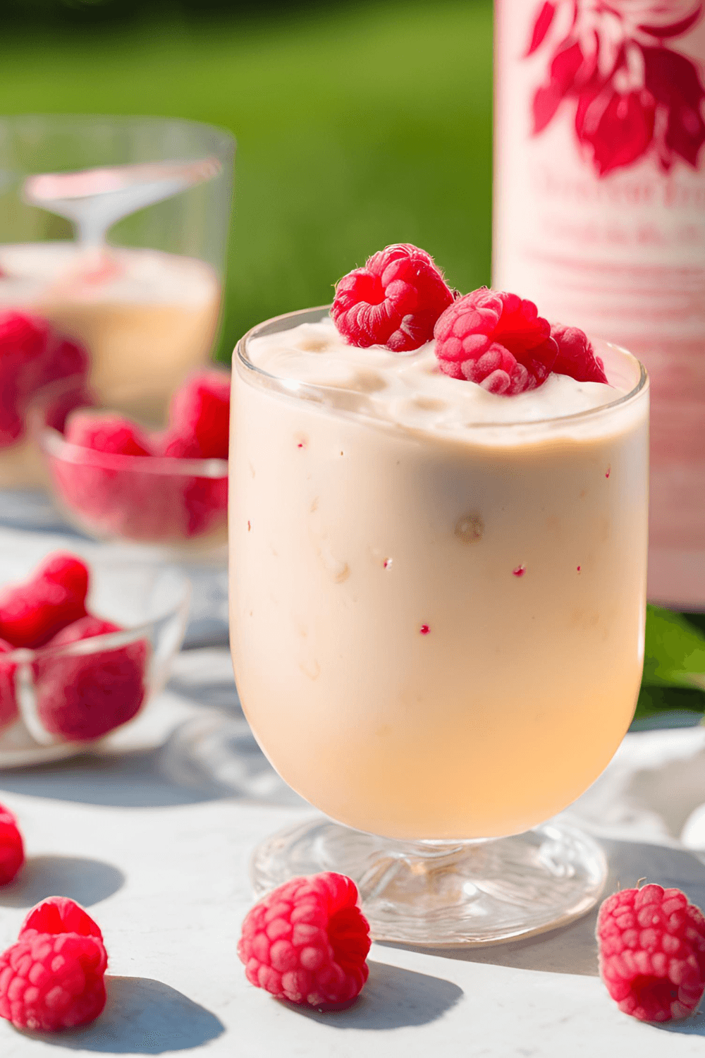 Hallon White Russian Hallon white russian drink recept med hallon