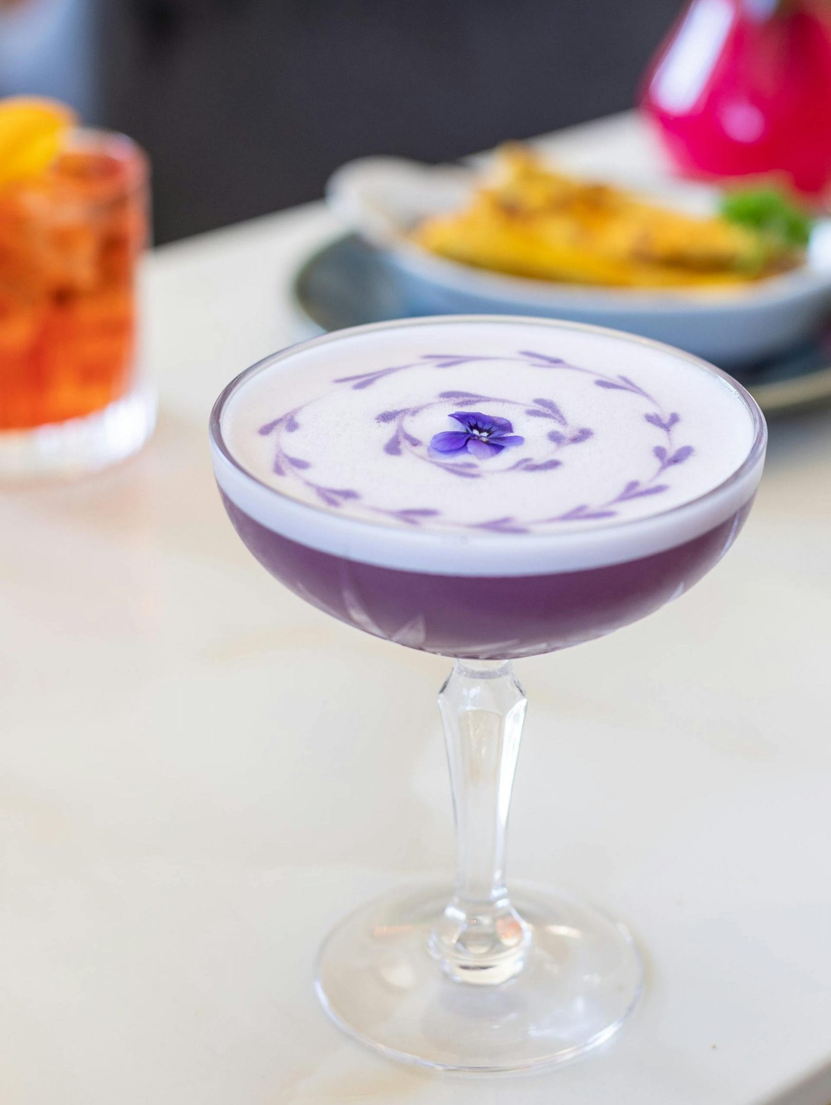 Viol Sour Viol Sour drink med viol recept
