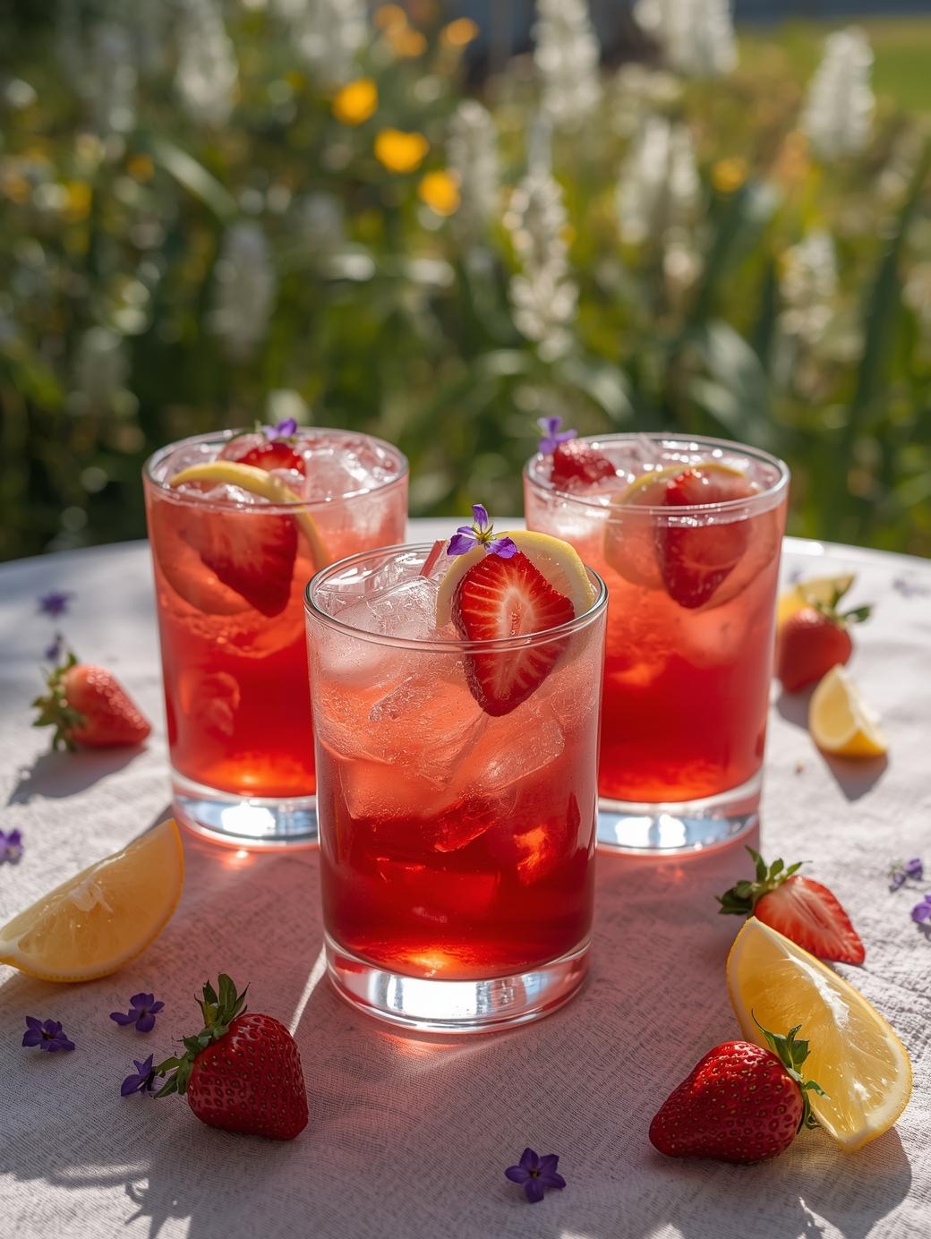 strawberry lemonade sommardrink recept