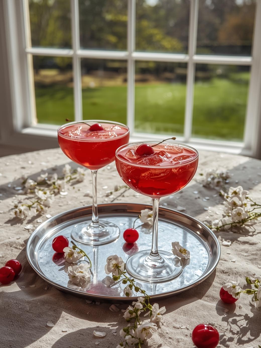 sweet cherry drink recept med körsbär
