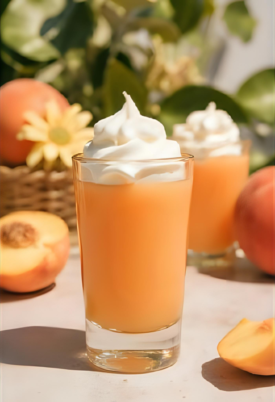 Peaches n Cream Shot Peaches and Cream shot recept med grädde