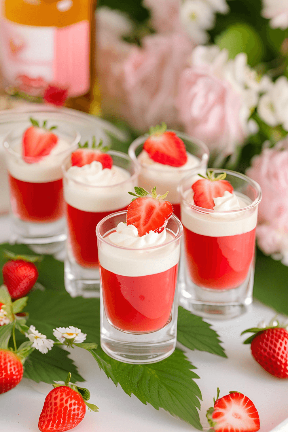 Strawberry Birthday Cake Shot Strawberry Birthday Cake Shot recept