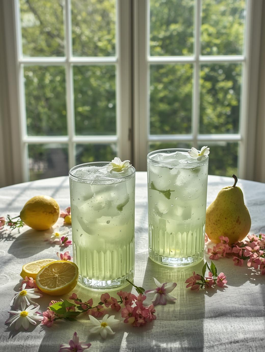 päron lemonad drink recept med absolut päron