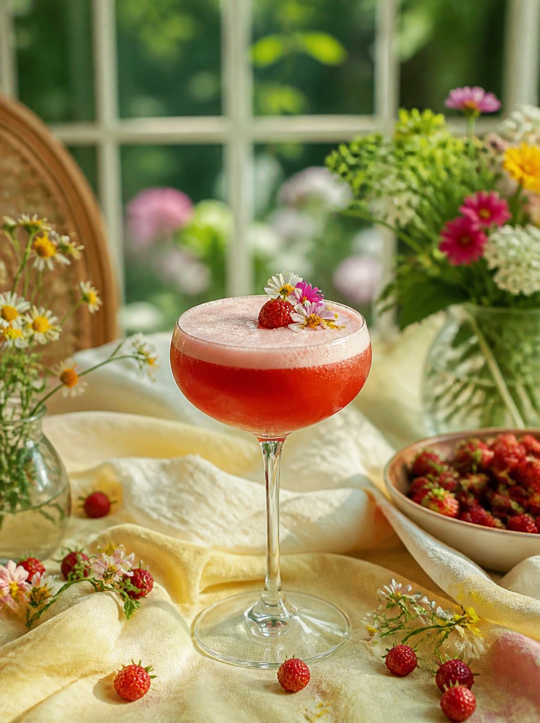 smultron sour drink recept med skum