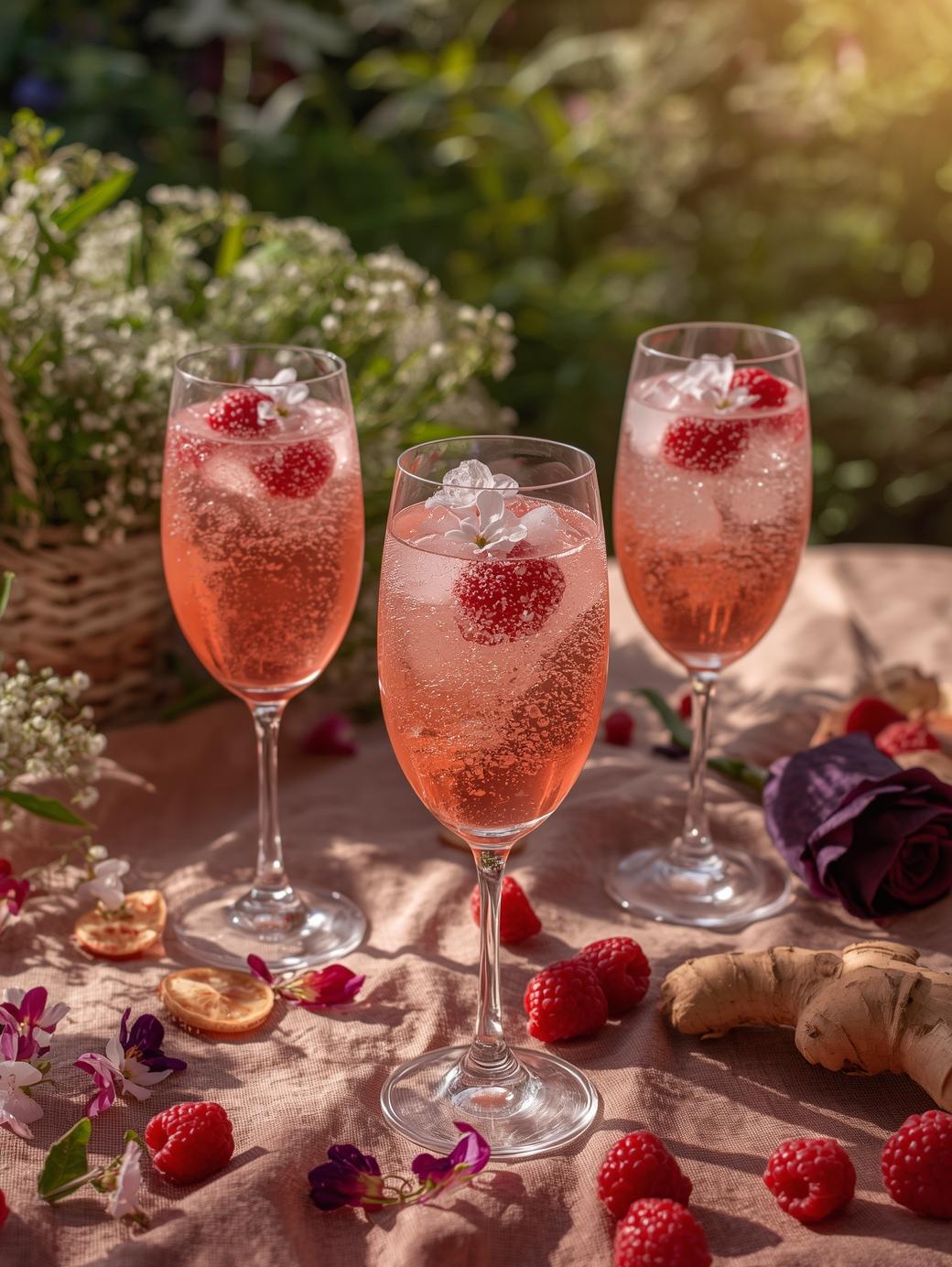 fizzy raspberry sommardrink recept