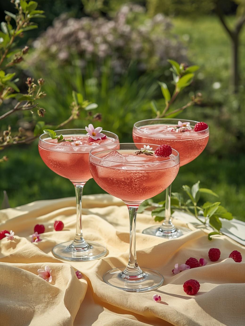hallon spritz sommardrink recept