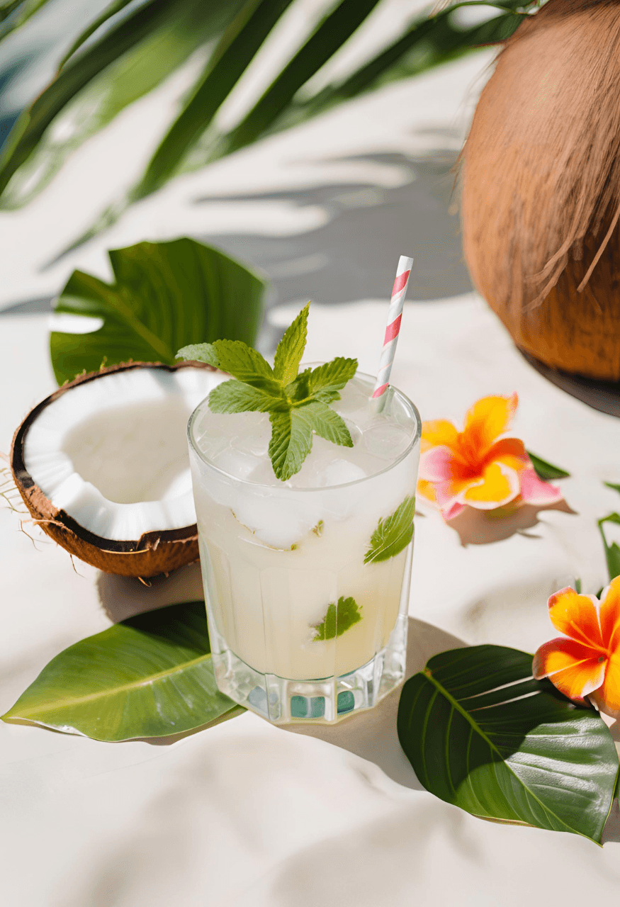 Coconut Mojito Coconut Mojito drink recept