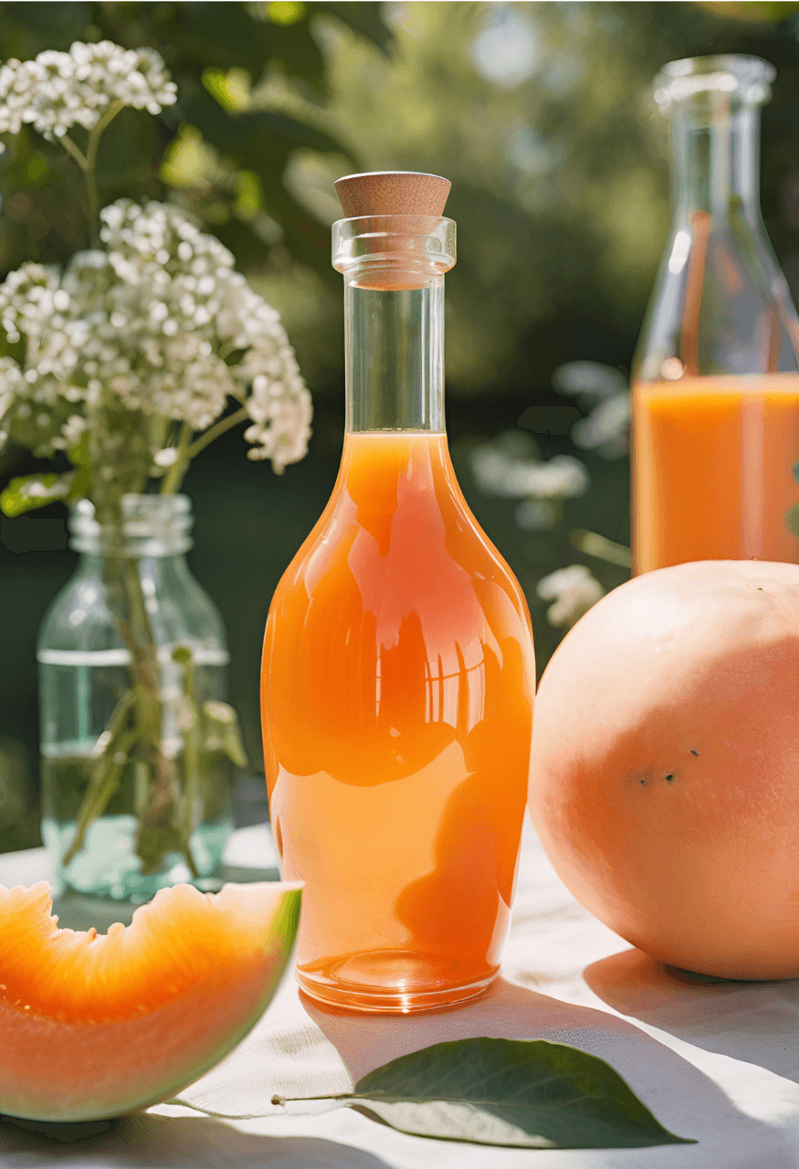Hemgjord Melonlikör Melonlikör recept med melon