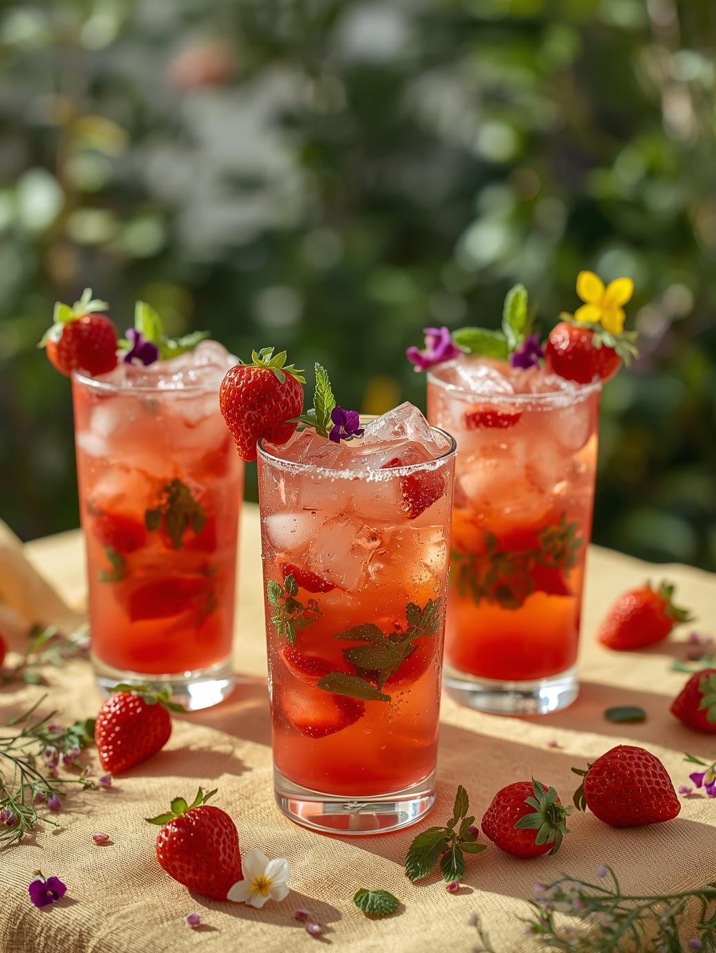 strawberry mojito sommardrink recept