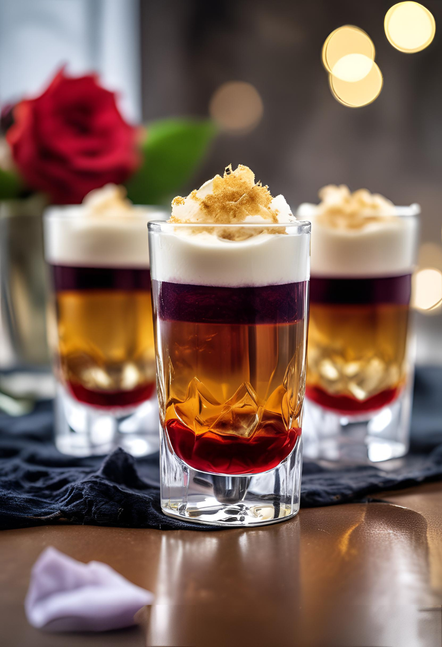 MoraNisse Moranisse shot recept med grädde och blåbär