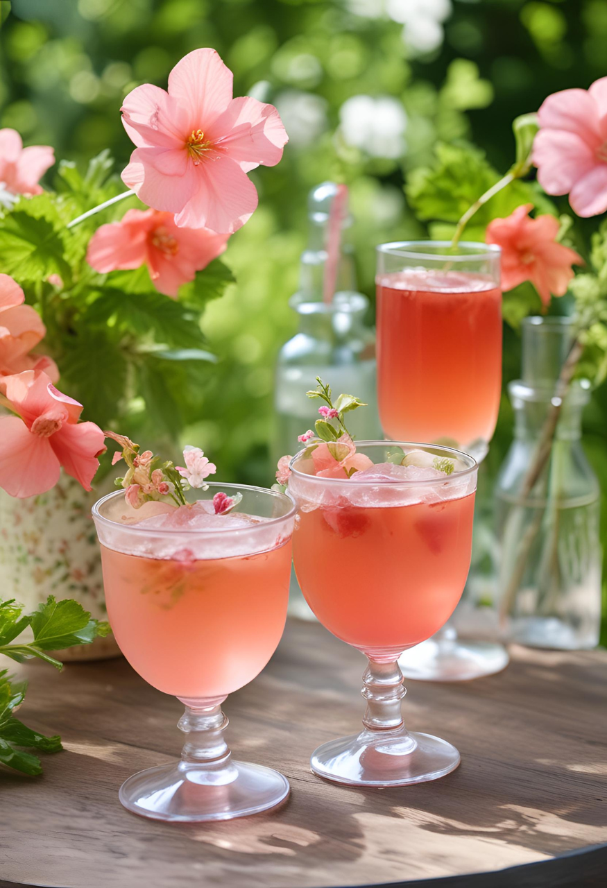 Rabarbersangria Rabarbersangria sommardrink recept till många