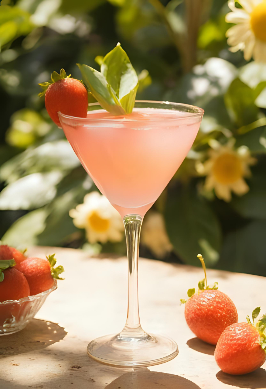 Sommarkyss Sommarkyss drink recept med limoncello och jordgubbar