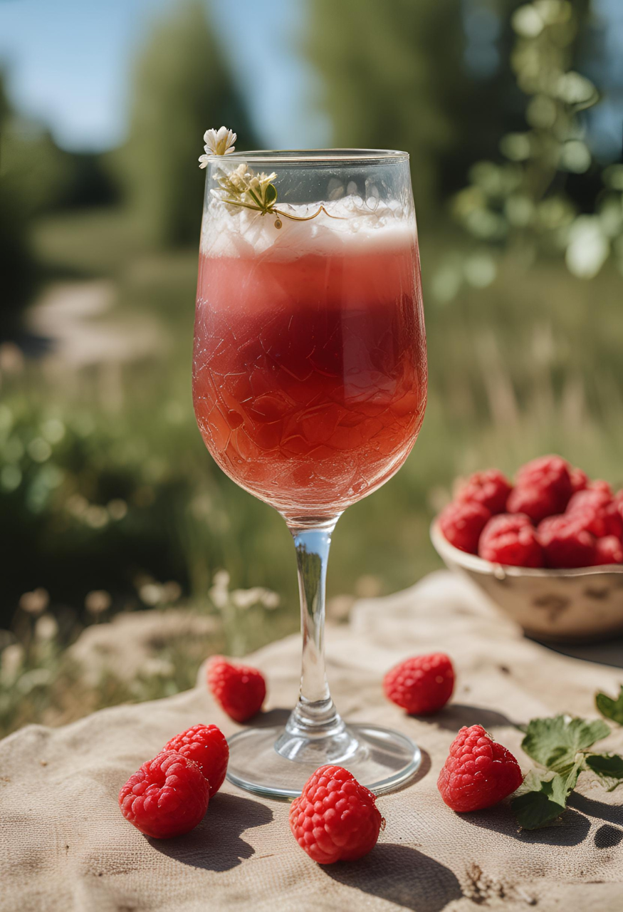 Hallon Spritz Hallon spritz sommardrink recept