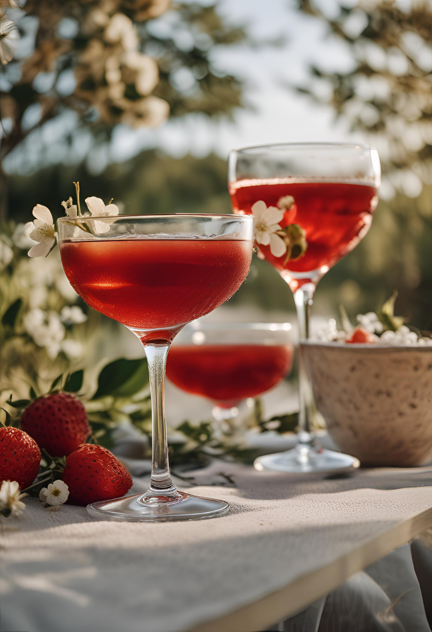 Smultron Spritz Smultron Spritz drink recept med smultron