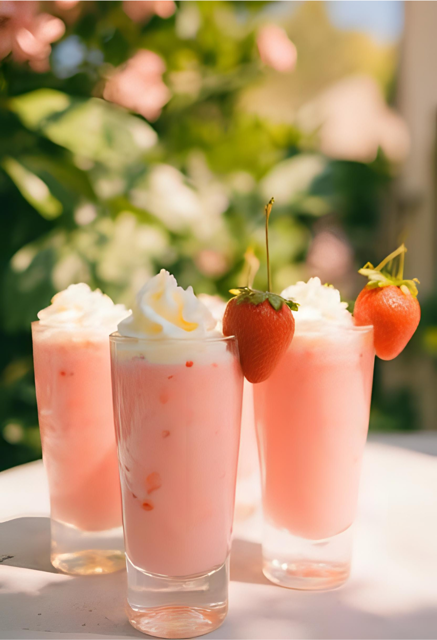 Strawberries and Cream Shot Strawberries and Cream shot recept med grädde