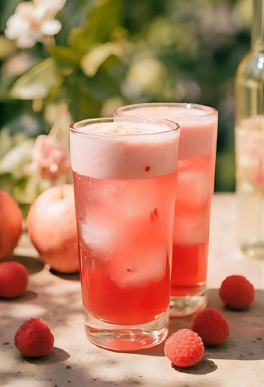 Rosa Dröm Rosa dröm drink recept med skum