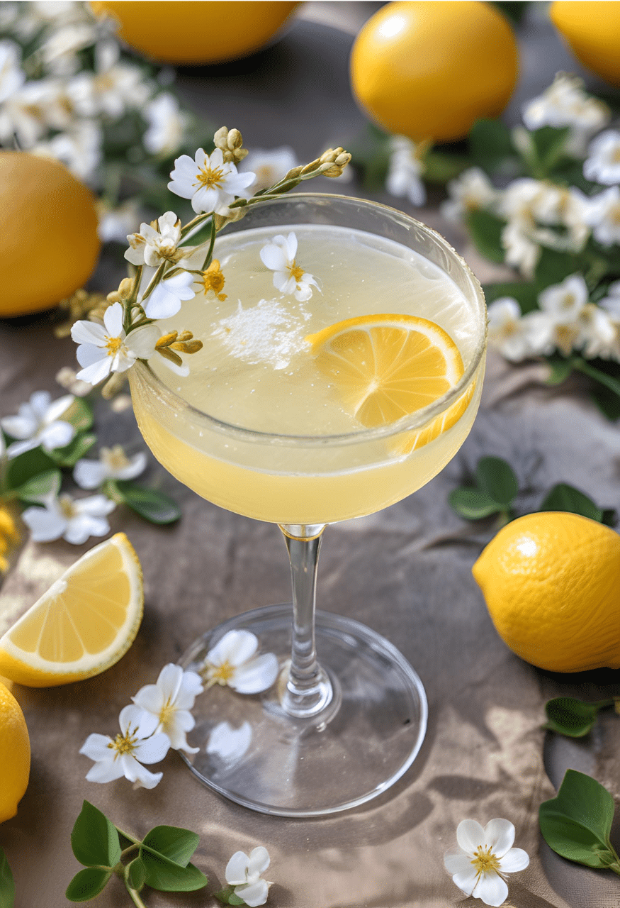 Yuzu och Sake Yuzu och sake drink recept