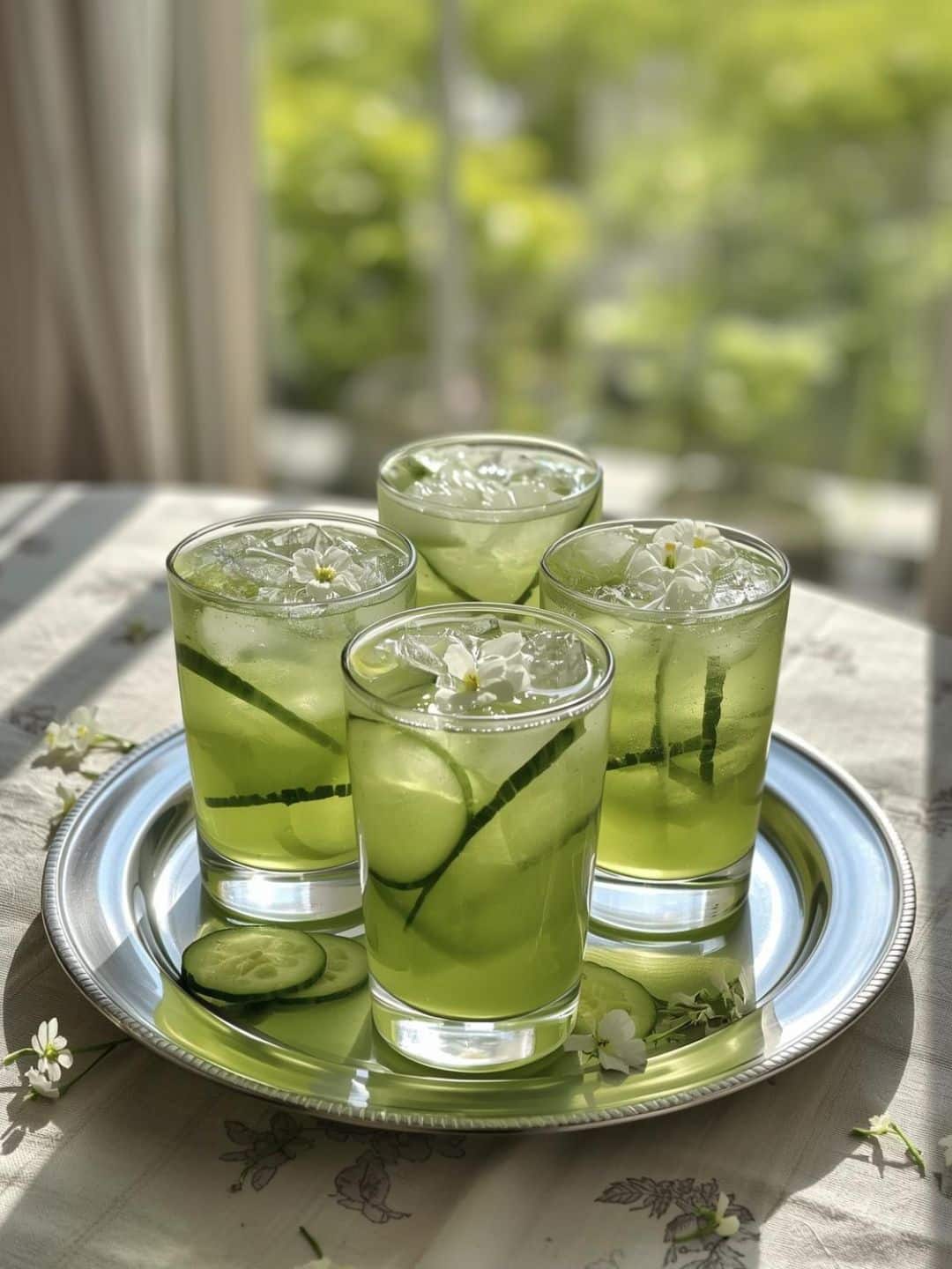 green breeze alkoholfri drink recept med gurka och fläder