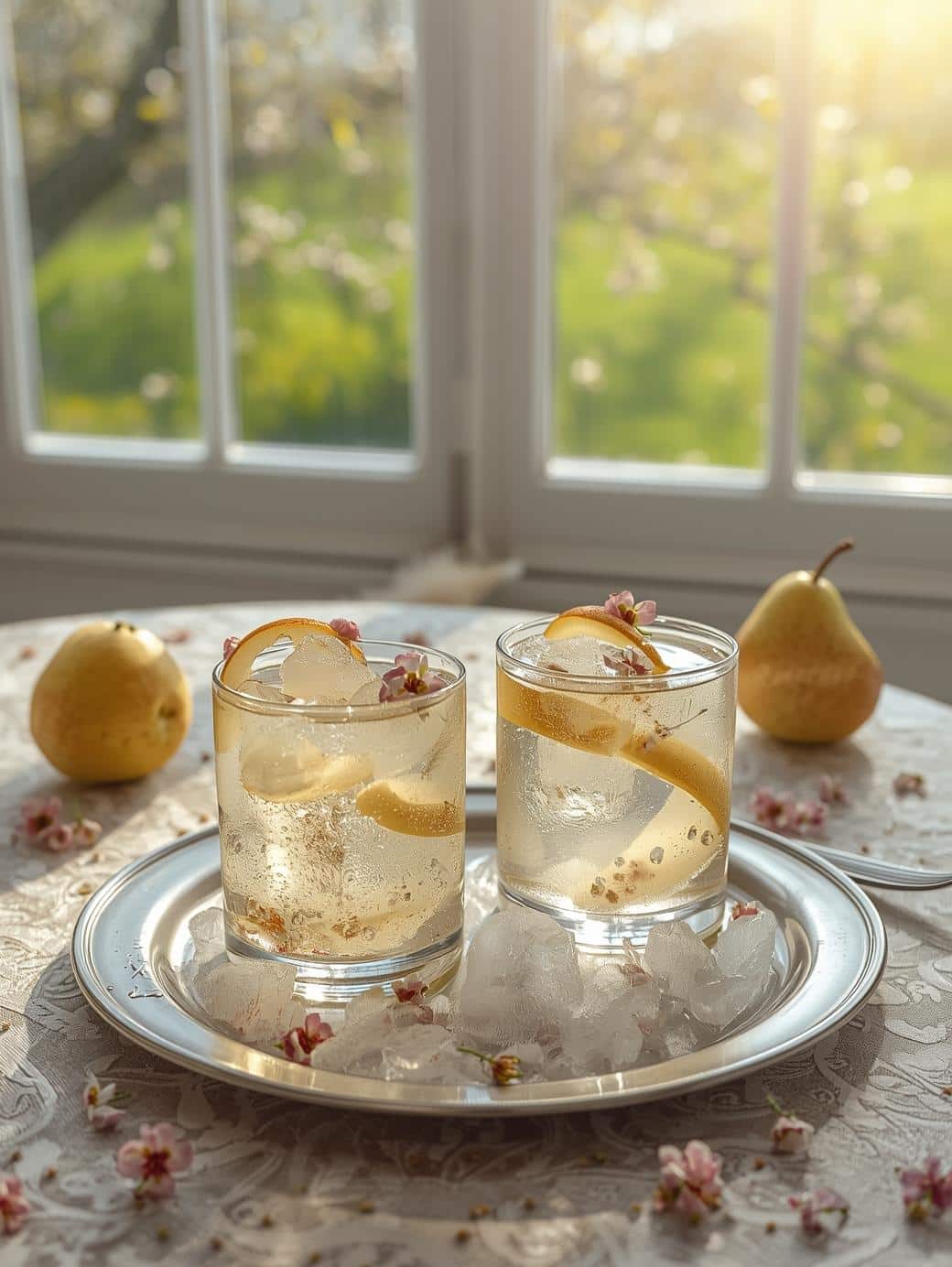 Vanilla Pear Fizz alkoholfri drink recept med loka crush