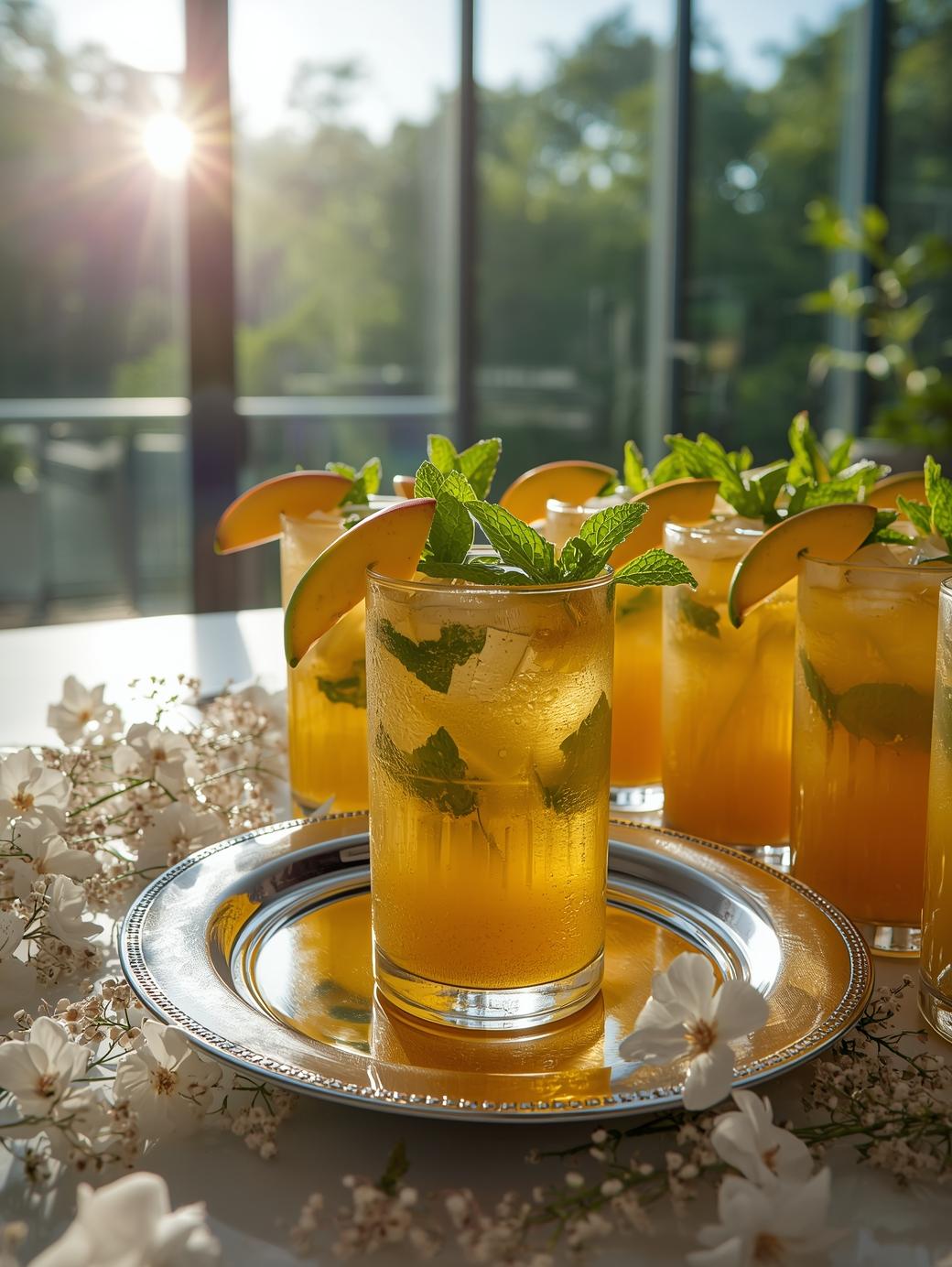Alkoholfri mango mojito recept med mynta och mango