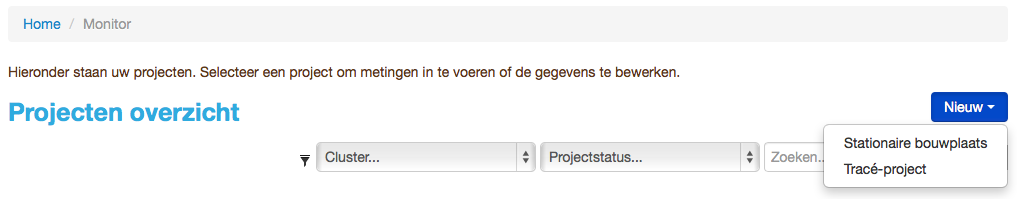 projectenoverzicht