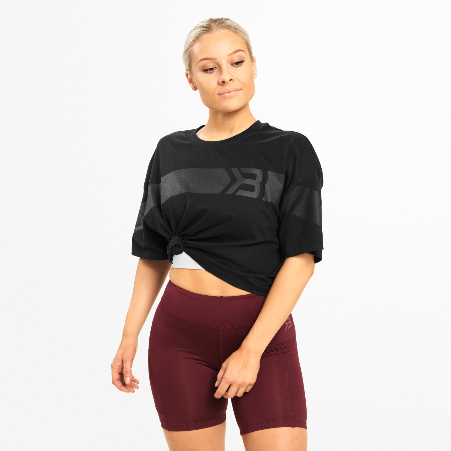 Chrystie Tee, Wash Black