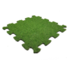 RUBBER MAT WITH ARTIFICIAL GRASS PUZZEL