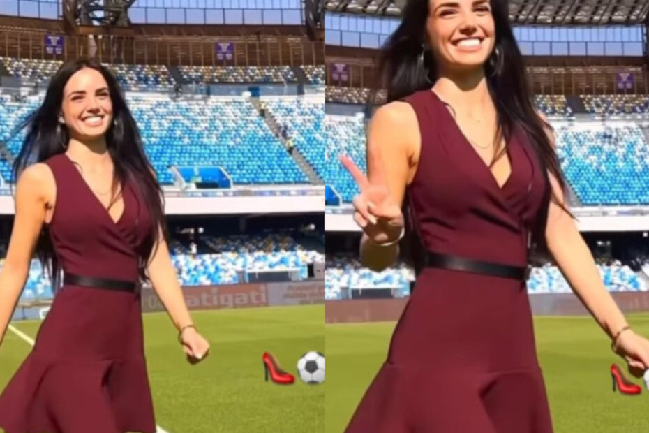 “Ora vi faccio vedere io”. Giusy Meloni sorprende tutti con tacchi e pallone. Tifosi impazziti sui social