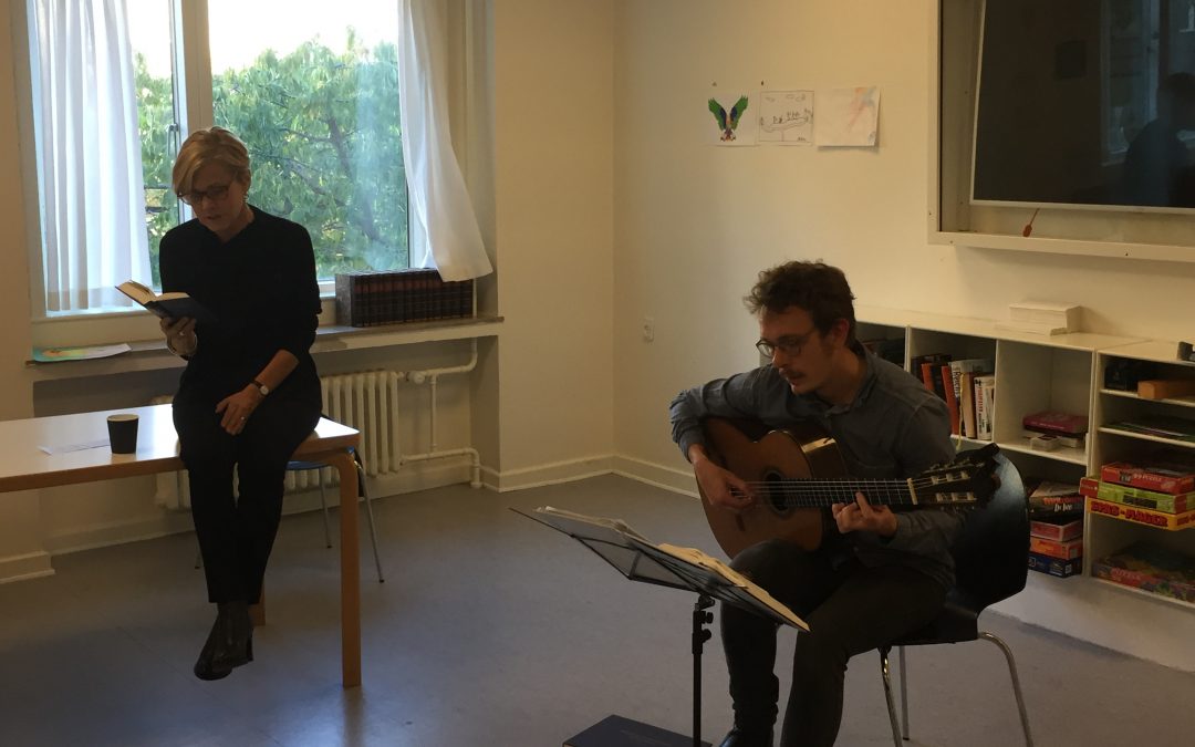 Syng med kulturminister Mette Bock