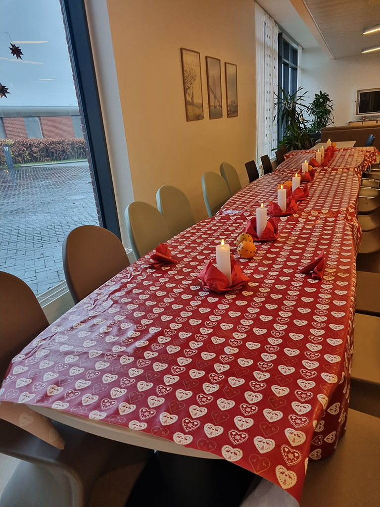 Bord til julefrokost