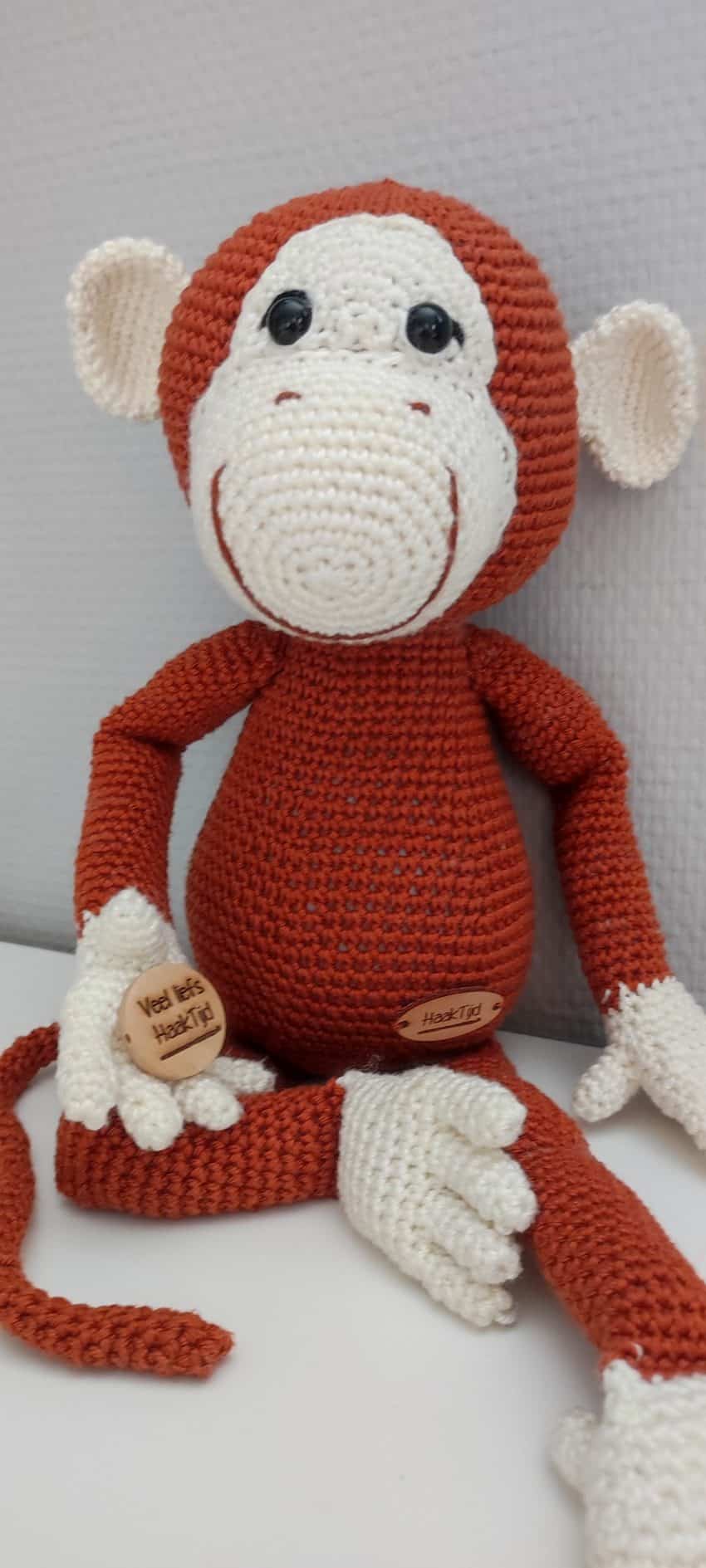 Haakpatroon Amigurumi aapje