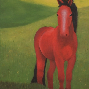 Lille rød hest