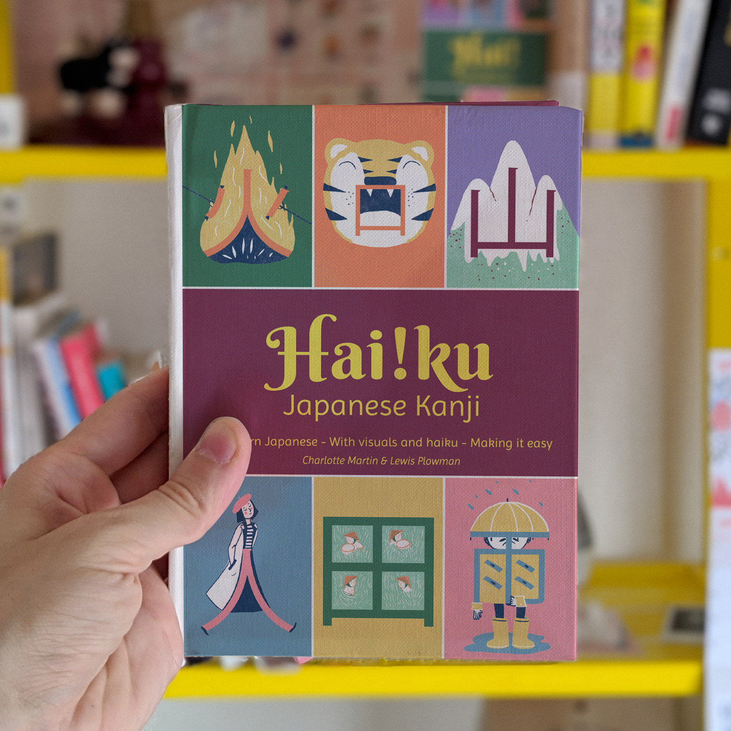 book-held Kanji Book