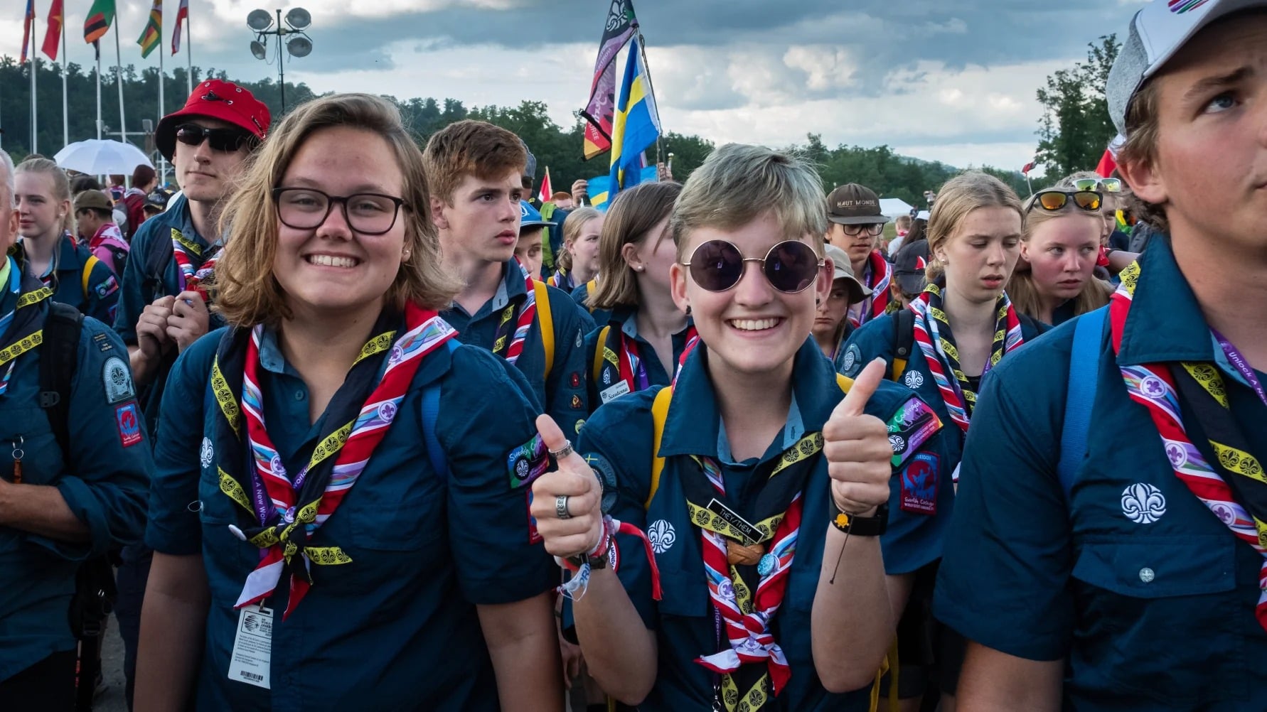 Svenska scouter på World Scout Jamboree i USA