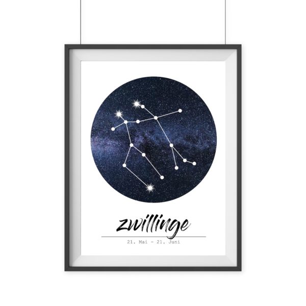 Sternzeichen Widder Poster Geschenk Wanddekoration