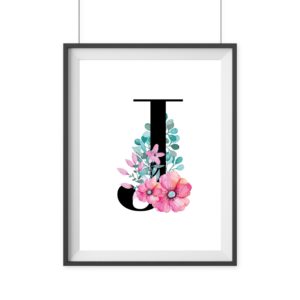 Geschenk Wanddekoration Print Blumen