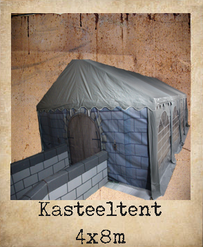 Kasteel tent 4x8 m