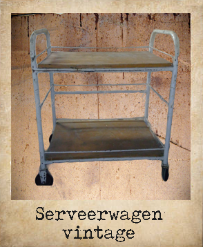 serveerwagen vintage