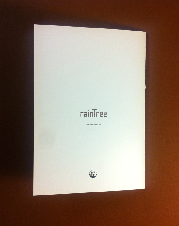 Back cover of RainTree catalog