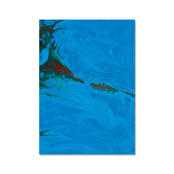 Ebruli giftwrap in blue