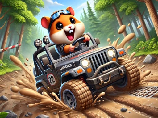 Hamster Kombat Mud Racing game keys