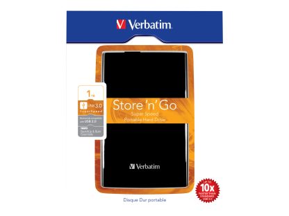 Verbatim Store 'n' Go Harddisk Portable 1TB USB 3.0 5400rpm - Image 3