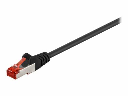 Goobay RJ 45 S/FTP CAT6 1 meter Skærmet SORT - Image 2