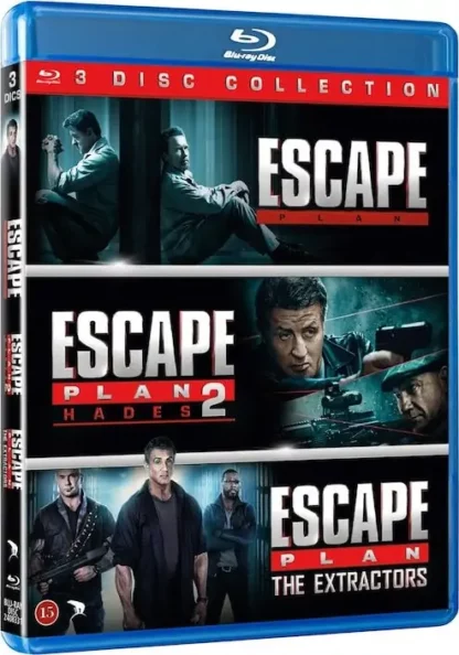 Escape Plan 1-3 - Blu-Ray