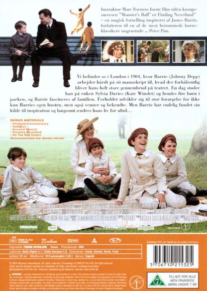 Finding Neverland - DVD (BRUGT) - Image 2