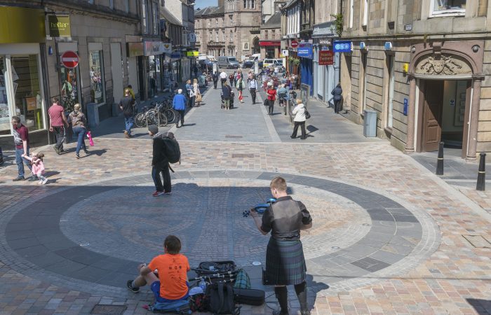 Skotland Inverness High Street.