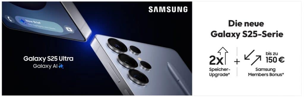 Samsung Galaxy S25 trotz schufa Serie