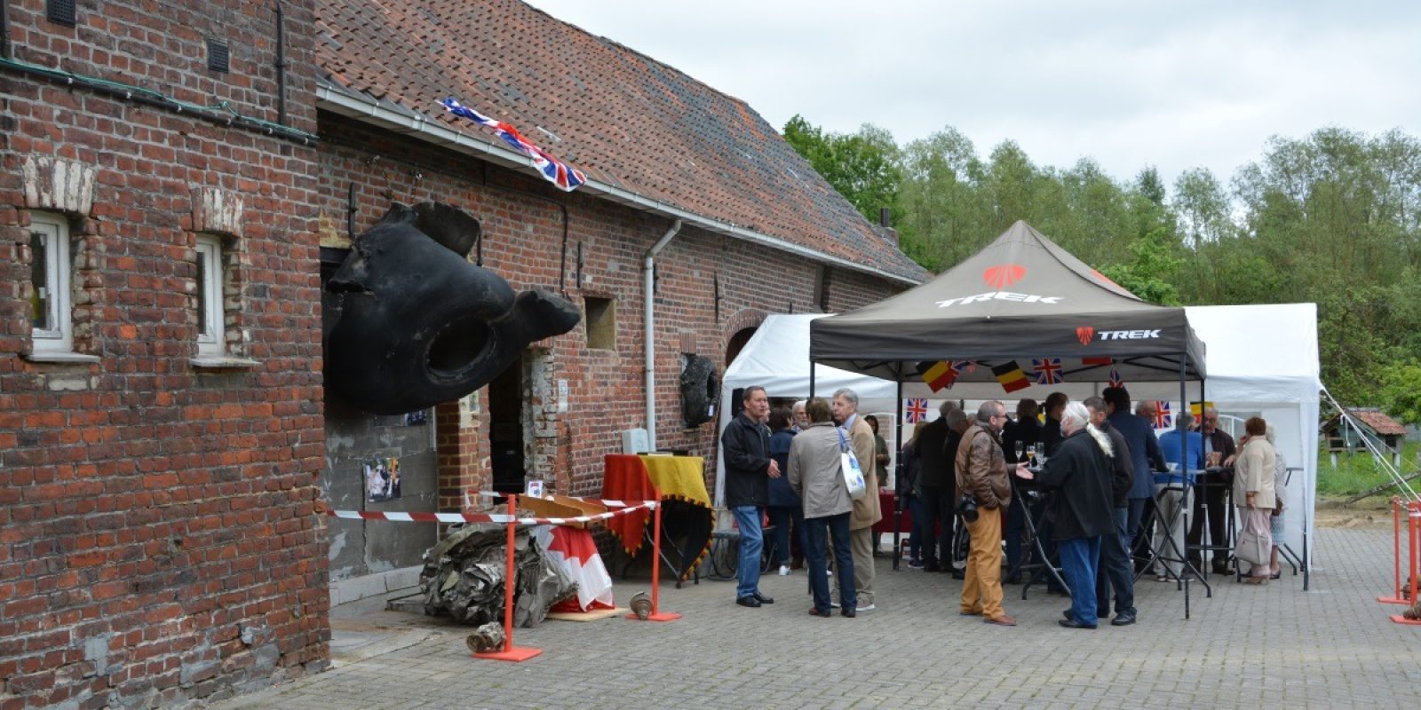 Heel wat geïnteresseerden waren opgedaagd voor de opening van het museum.